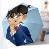 1pz Ombrello Pieghevole Automatico Detective Conan, Ombrello Pieghevole Automatico con 8 Stecche, Pratico per l'Uso all'Aperto 051