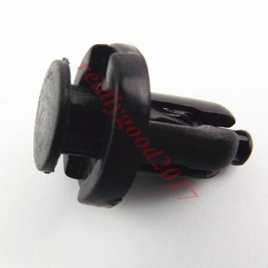 100pcs 10mm for Honda Clips Plastic Push Type Rivet Retainer Fastener Bumper Pin