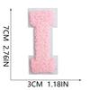 7Cm White Background Pink Character Embroidery Cloth Sticker English Towel Embroidery Letter Computer Embroidery Chapter Boy Embroidery Post