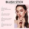 Zephoco Soft Matte Long-Lasting Deep Merlot Blush Stick - Portable, Easy-to-Use, Natural Finish, Moisturizing.