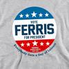 Ferris BuellerÂ´s Day Off Unisex Adult Vote Ferris For President Sweatshirt