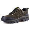 Men's Leather Non-slip Hiking Shoes - Large Size, Thick Sole, Outdoor Sports.