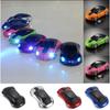 Souris optique sans fil sans fil de forme de voiture 2.4GHz USB Bleu