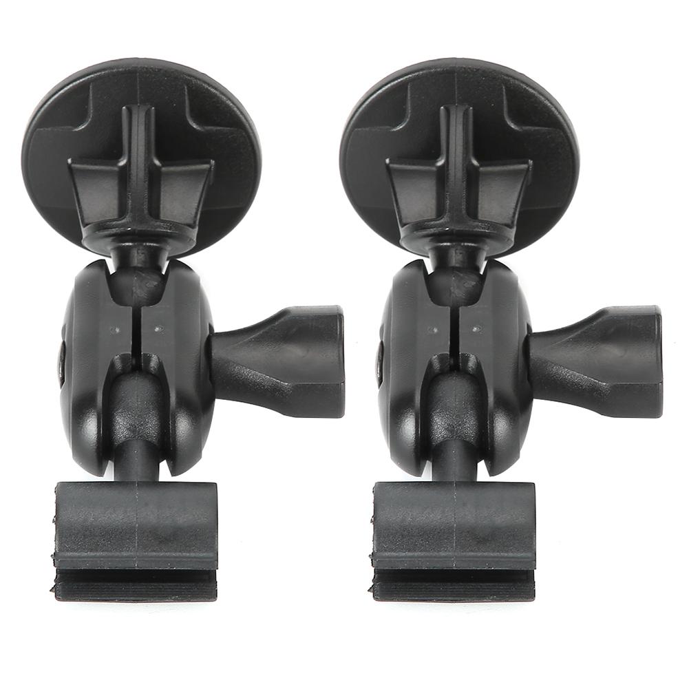 2pcs Small Dash Camera Mount Bracket Dashboard Recorder Sucker 360 Degree Adjustable Universal PartsSlot