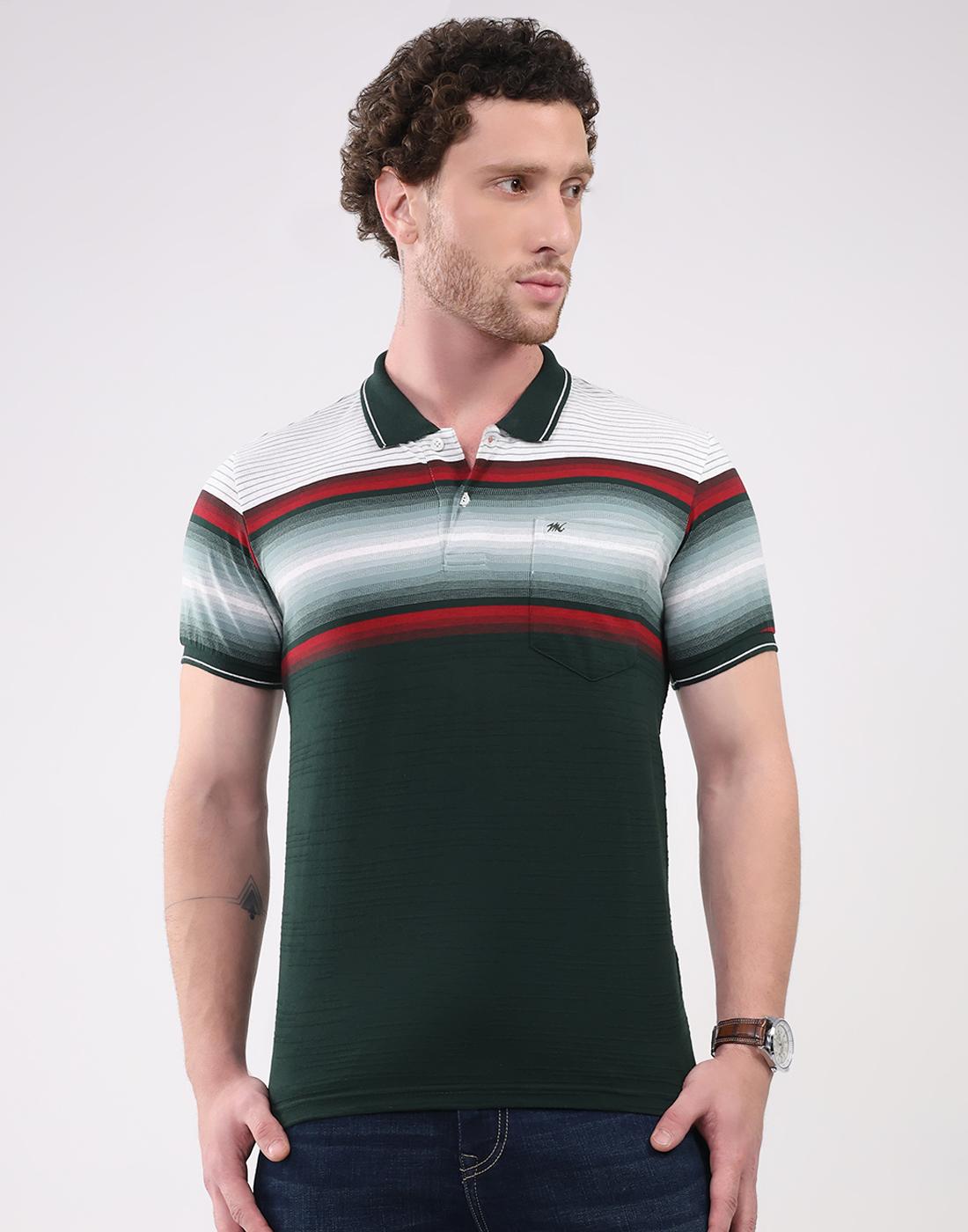 

Monte Carlo Men s Collar Half Sleeve T-Shirt L зелений