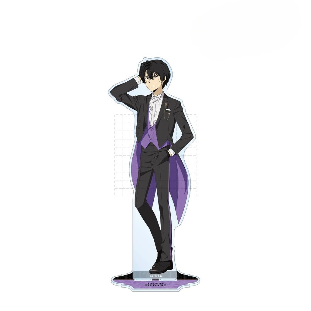 Game Sasagawa Ryouhei Gokudera Hayato Acrylic Stand Doll Anime Sawada Tsunayoshi Hibari Kyouya Figure Model Cosplay Toy for Gift
