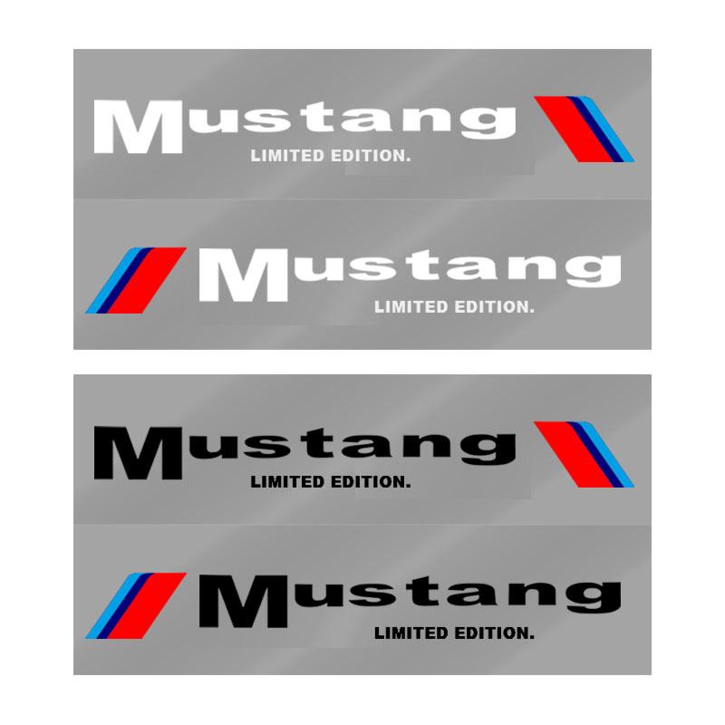 2 Stück Auto Seitentür 3D Aufkleber Emblem Abziehbild Dekoration Für Ford Focus 2 3 mondeo mk3 f150 fusion mustang mk7