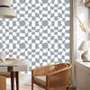 Wallpaper Casual Checkerboard White and Gray 50x1000