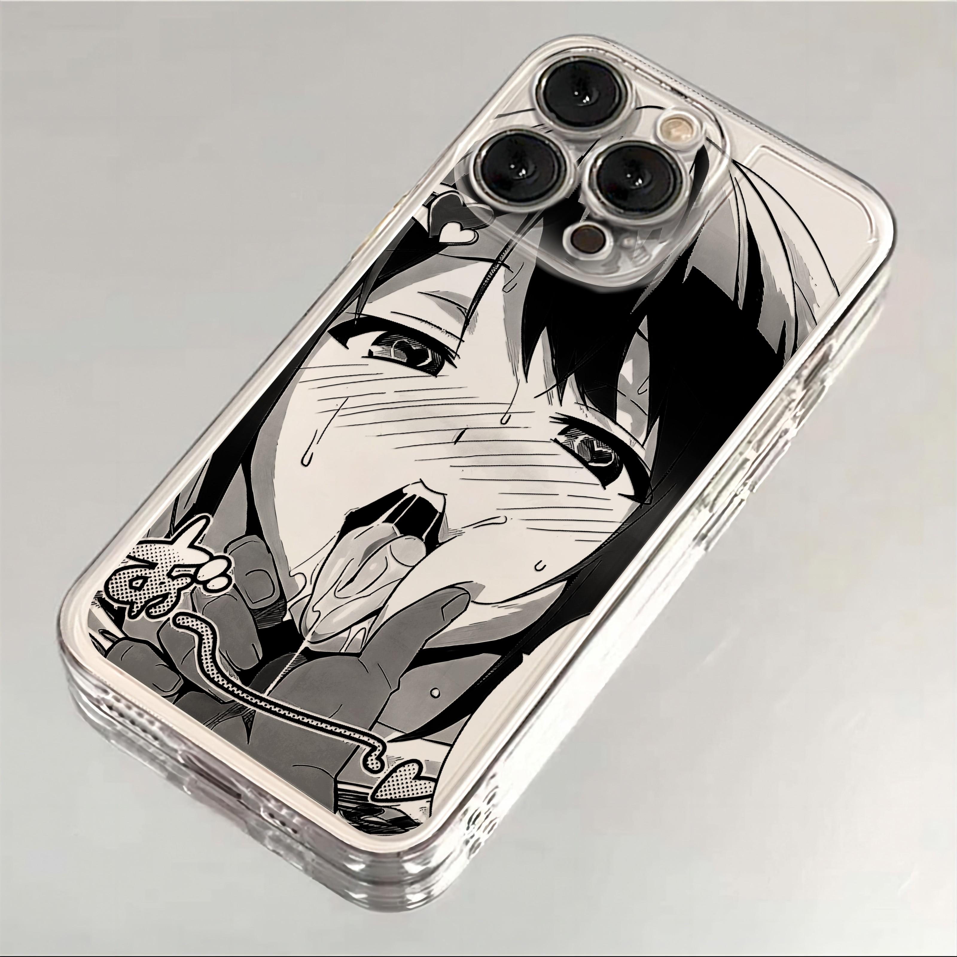 

Чехол для телефона Cute girl trend Anime для iPhone 16 15 14 13 12 11 Mini Pro Max X XR XSMax 7 8 Plus SE20 A-Ahegaos Прозрачный чехол iPhone 13 томатный