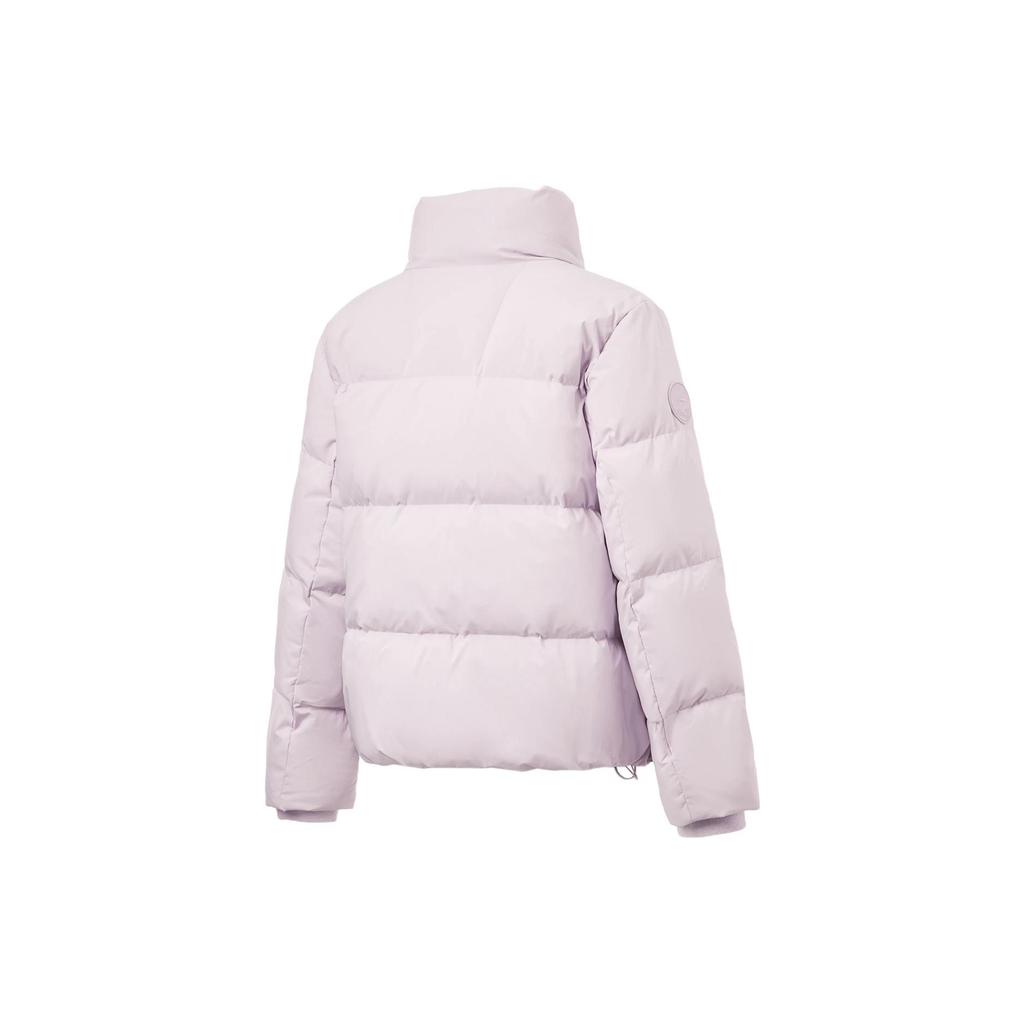 Li Ning Fitness Series Down Jacket Women's Silk Purple AYMT096-4