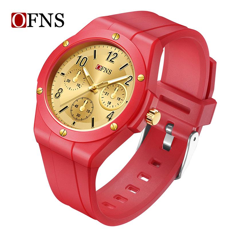 Oufanni Unisex High School Waterproof Quartz Watch for Students - Luminous, Ideal for Exams