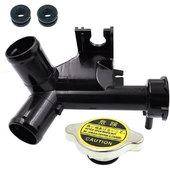 25327-K0200 Radiator Filler Neck with Cap Compatible with Kia Soul EX LX GT-Line S X 2020-2023 2.0L 1999CC 1.6L 1591CC(1 pcs)