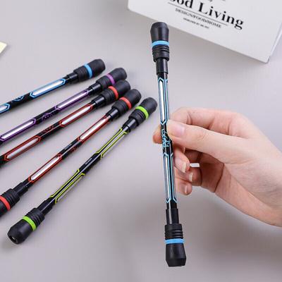 Neuheit Rotierender Gaming-Stift Spinning Pen Zufälliges Blinken Rotierende Gaming-Gelkugelschreiber Schüler Intelligenz Freisetzung Druck Geschenk 1 Stück