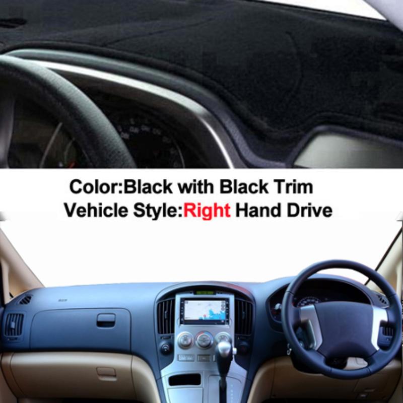 Auto Dashboard Abdeckung Dashmat Cape Für H1 H300 i800 iLoad iMAX Grand Starex 2008 - 2018 2019 Auto Innere Dashmat pad Teppich
