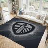Leeds United Design Crystal Velvet Carpet Cozy Non?Slip Printed Rug For Bedroom Living Room Entrance