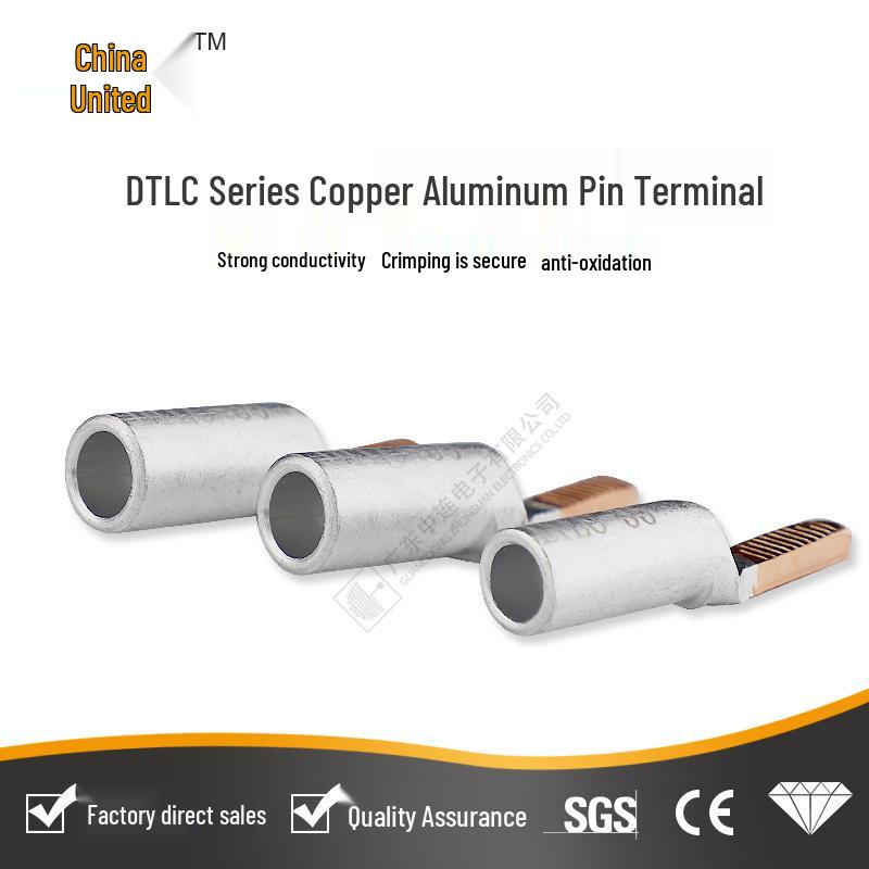 Copper-Aluminum Pin Terminal Wire Connector (10~50MM) - Purple Ear Terminal In Stock