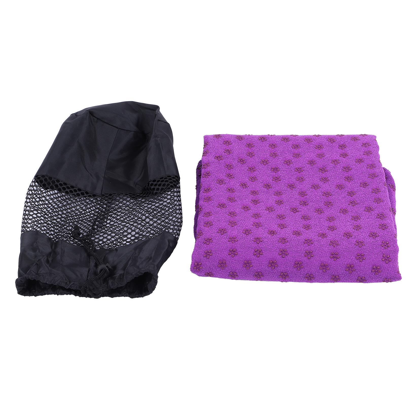 185cmx63cm NonSlip Yoga Mat Towel Yoga Sweat Absorbent Exercise Gym Mat Towel