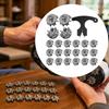 30 Pieces Golf Shoe Spikes Non-Slip Replacement Tips for Sports Shoes Made of Material And