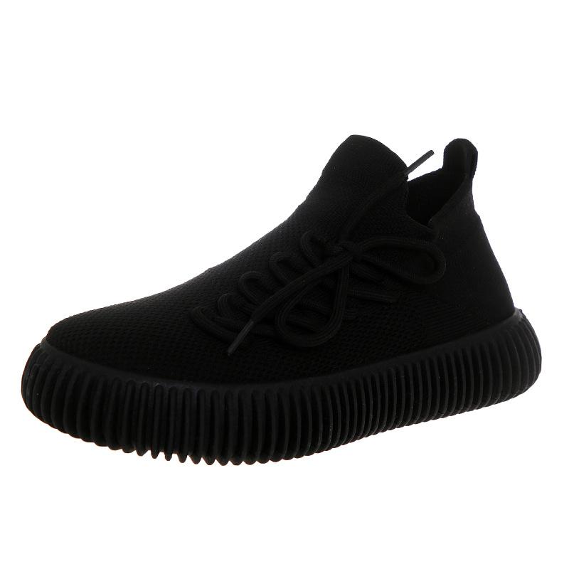 Of 2023 New Korean Version Lovers Flying Shoes Female Ins Student Casual Shoes Female Running Sports Shoes