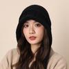 Winter Knit Beanie Hat For Women With Warm Ear Covering And Small Face Effect