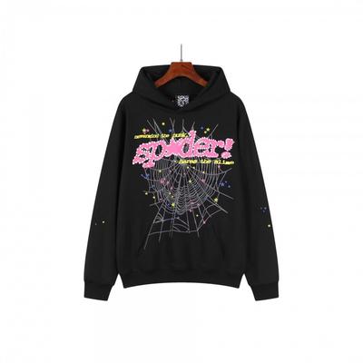Unisex Oversized Hoodie With 3D Spider Web Print Streetwear Style Fall Casual Sweatshirt