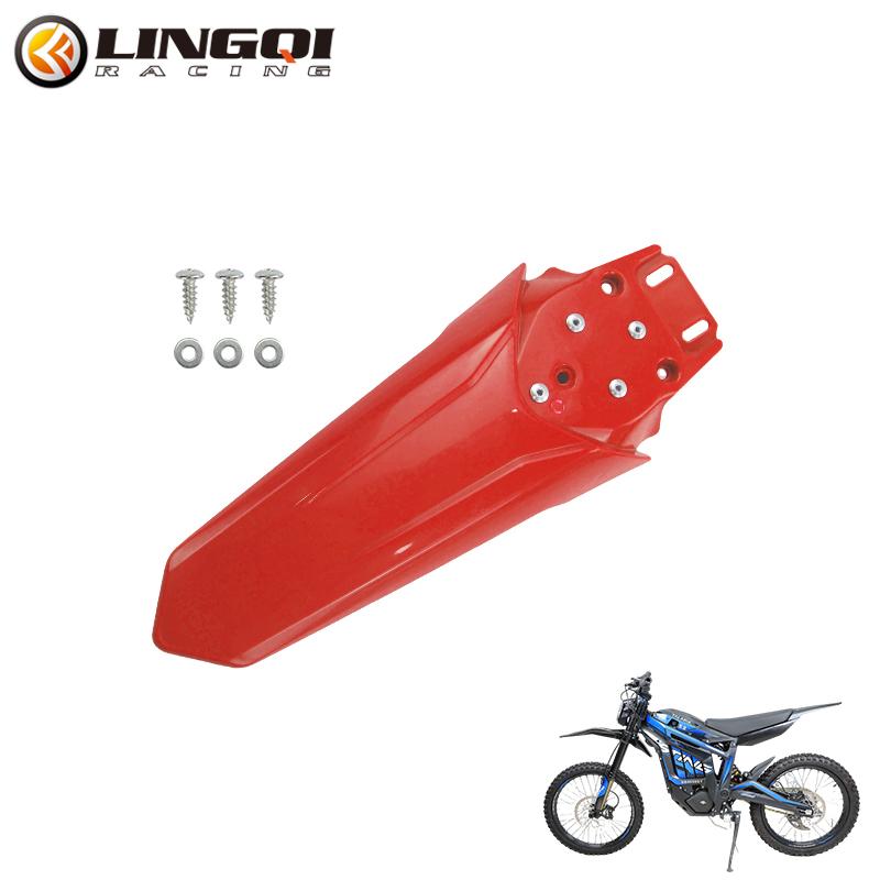 LINGQI RACING Motorcycle Upgrade Plastic Rear Fender Mudguard Tail Mud Guard For Electric Bike Talaria Sting R MX4 MX3 MX5