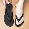 Fashion Men's Summer Slippers Minimalist Hot Selling Breathable Fashion Street Beach Comfortable Walking High Quality Shoes Black New