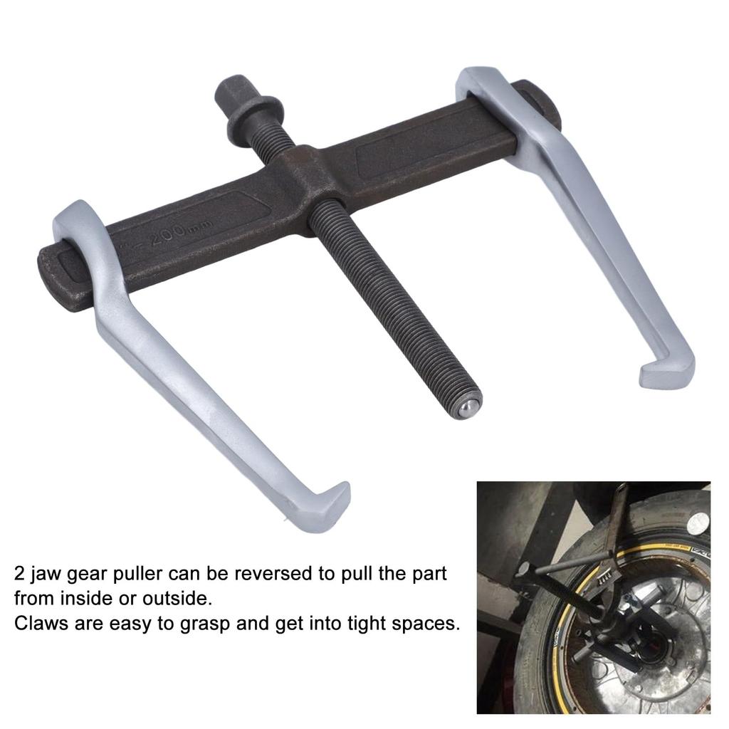 2-jaw Puller, 200mm 8 Inch, for Removing Pulley Flywheel Bearings, Small Gear Puller