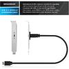 20Gb USB 3.2 Gen 2x2 USB-C Frontpanel Typ-C Adapter, Motherboard Header Verlängerungskabel, USB-C zu USB3.2 Typ-E Key-A 20-Pin