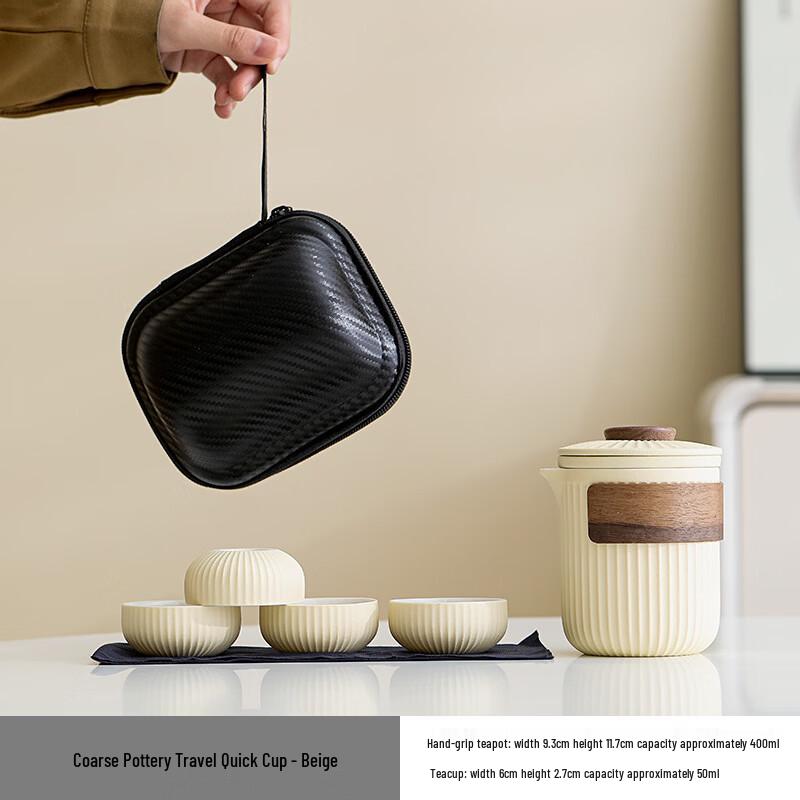 

Portable Ceramic Travel Tea Set