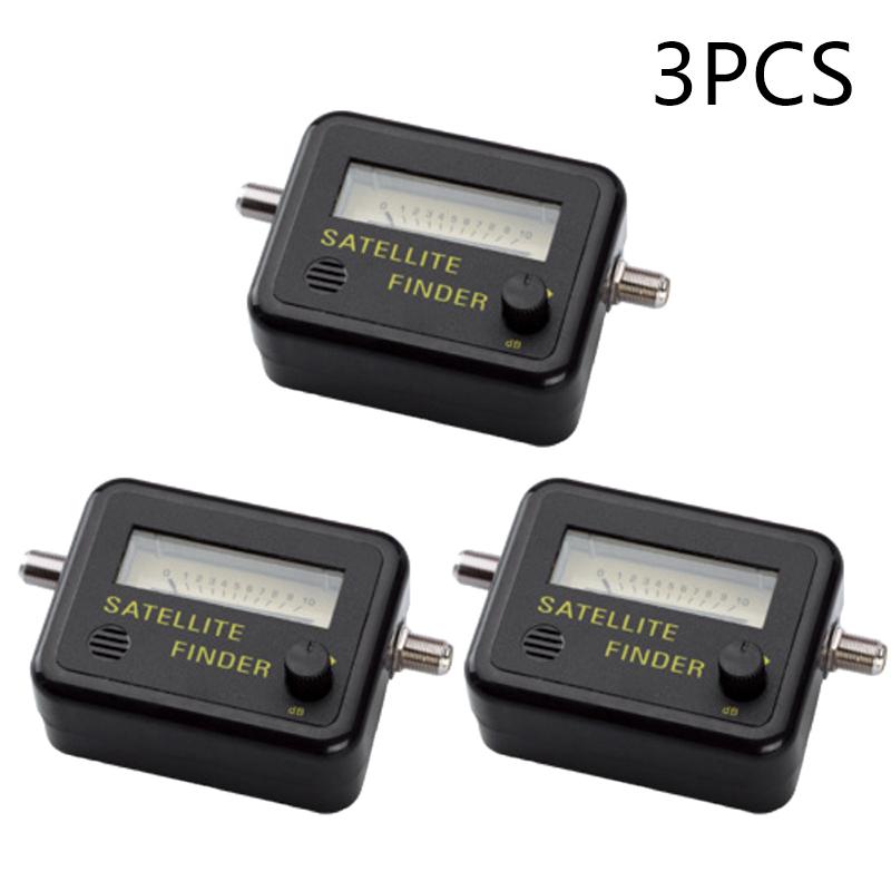 Digital Screen Satellite Finder Black Background 13-18V Dc Satellite Locator Yellow Word Satellite Dish Finder