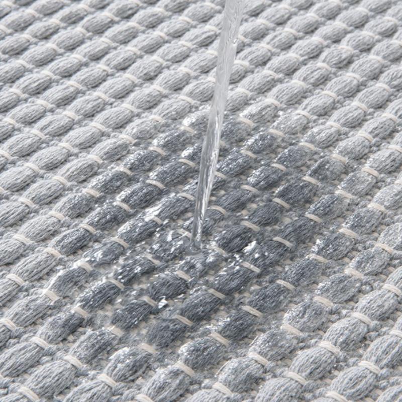 Microfiber Tassel Woven Bath Mat Non Slip Super Absorbent Bathroom Rug Soft Quick Dry Shower Floor Carpet