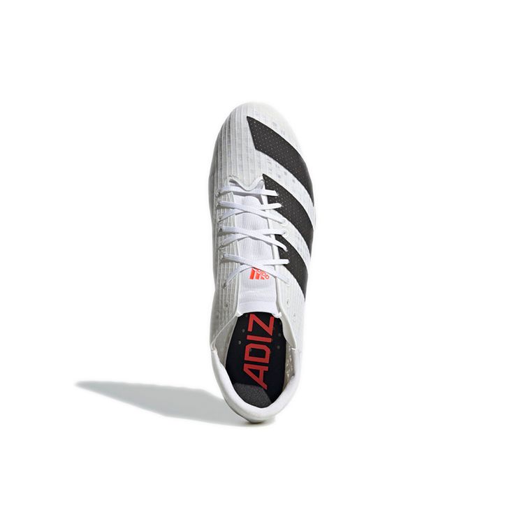 Adidas Adizero Finesse Spikes White Gold Solar Red Unisex Sneakers Footwear-White Core-Black FY4081