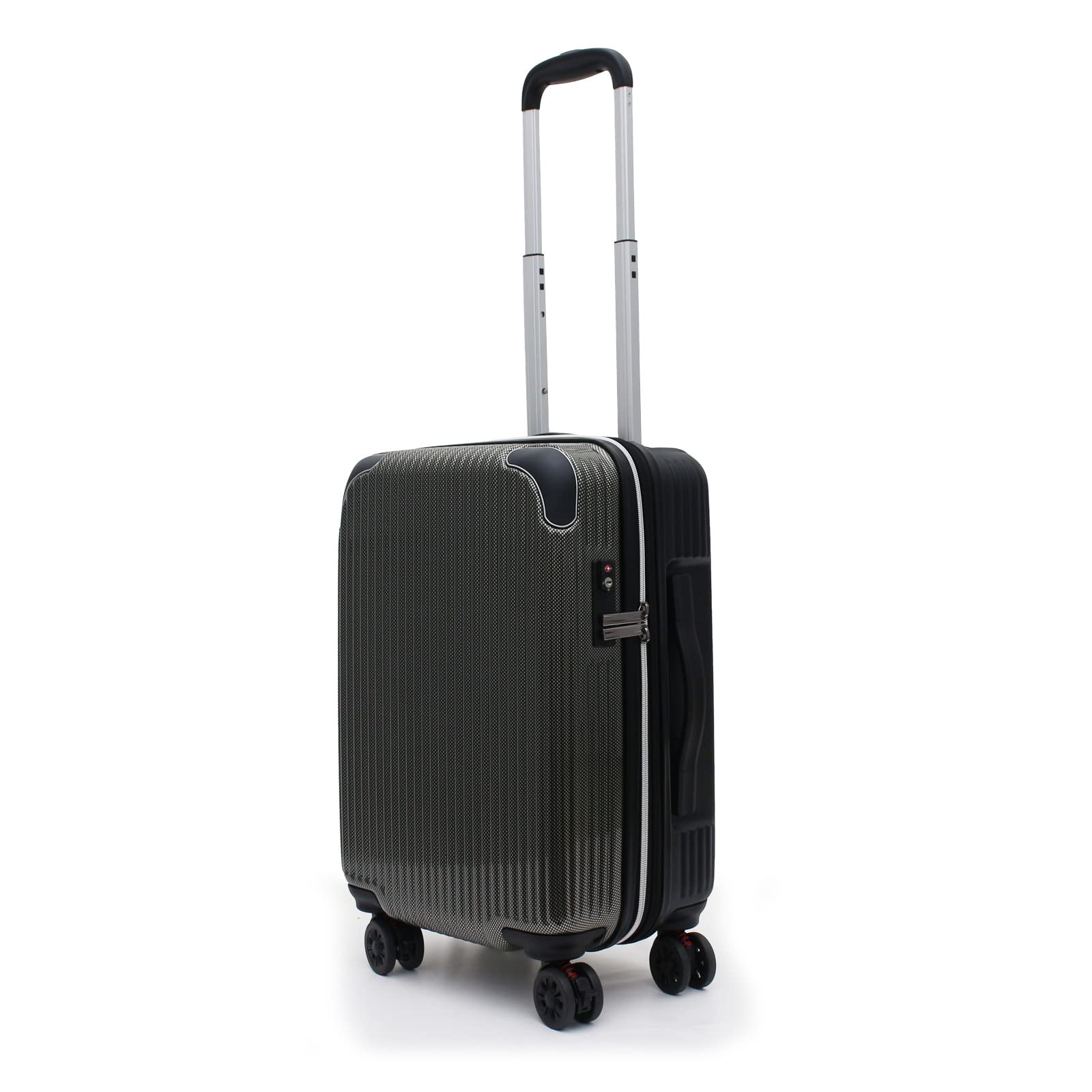 

lightweight hard zipper suitcase ESC2276 S carbon black [Sifre] Next-generation caster-equipped 3.2kg