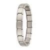 New Solid Color Women Men Jewelry DIY 9MM Width Italian Elastic Charm Bracelet Solid Color Stainless Steel Fashion Bangle