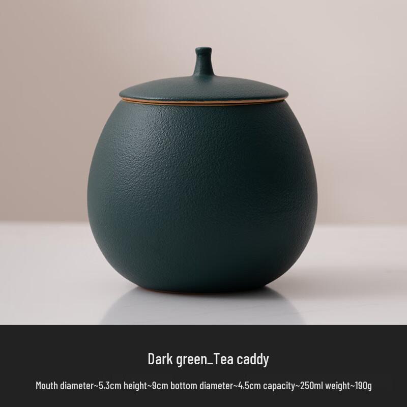 Zhi Nian Hua Ceramic Sealed Tea Caddy