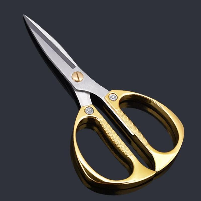Kitchen Scissors Stainless Steel Powerful Chicken Bone Scissors Multifunctional Fish Killing Dedicated Household Food Scissors