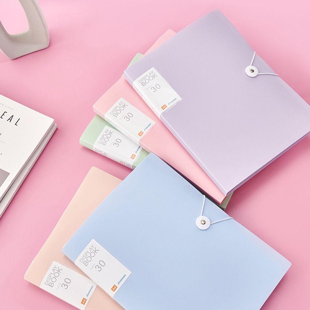 Dustproof A4 File Paper Folder Fashion Information Bag Durable Document Holder Students