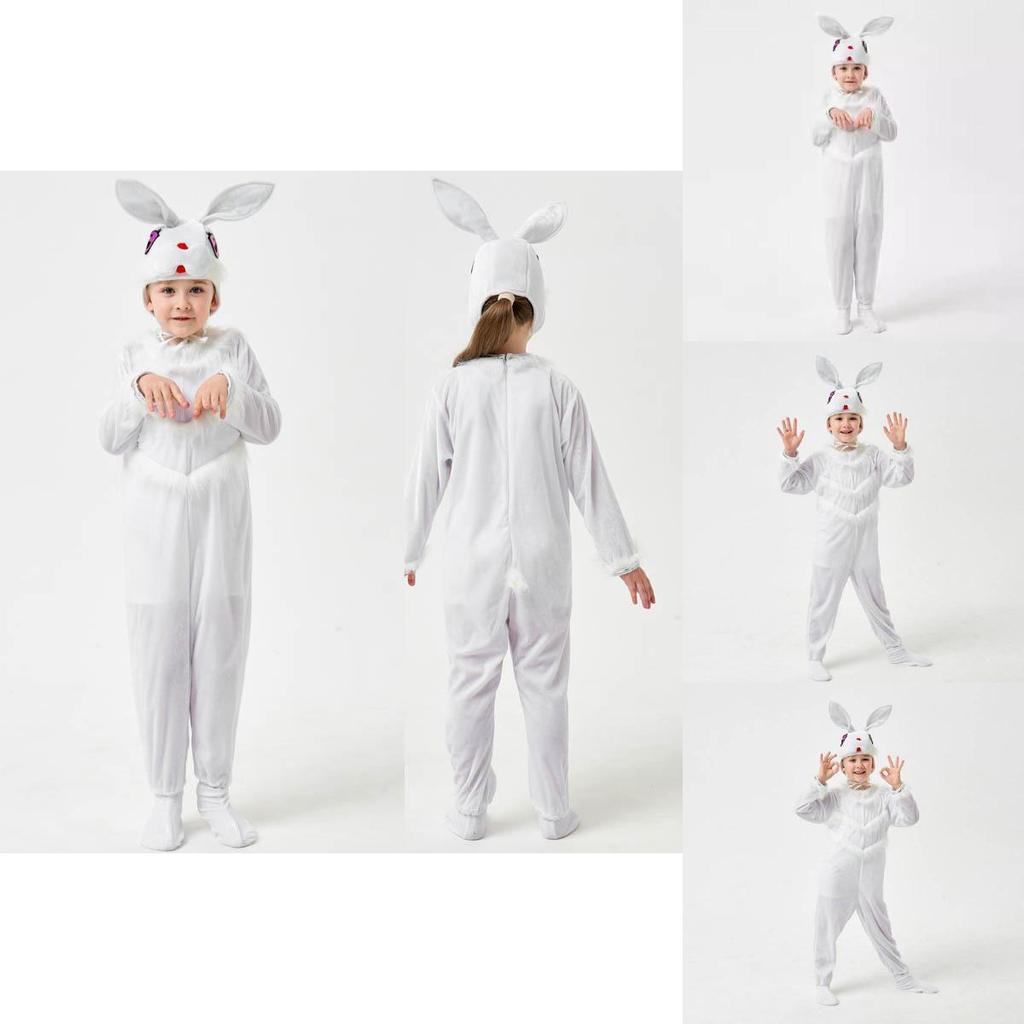 Niedliches Polyester Hasenkostüm für Jungen und Mädchen Perfekt für Rollenspiele und Aufführungen