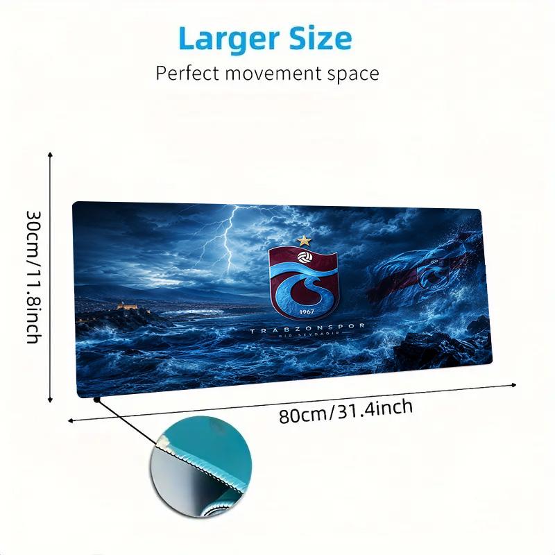 Podložka pod myš Trabzonspor Velká podložka na herní stůl Protiskluzová podložka pro notebook Tablet XXL Podložka pro Mini PC s uzamčeným okrajem