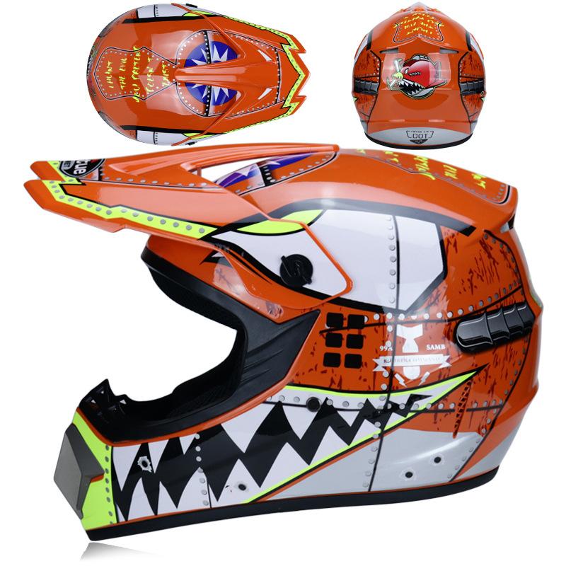 Four Seasons Motorcycle Off-road Helmet for Men and Women, Electric Bike Helmet, Mountain Bike Off-road Helmet, Racing Speed Descent Pedal