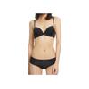 Calvin Klein Sexy Lace Panel Comfortable Cotton Thong Women Underwear Black QD3767-UB1