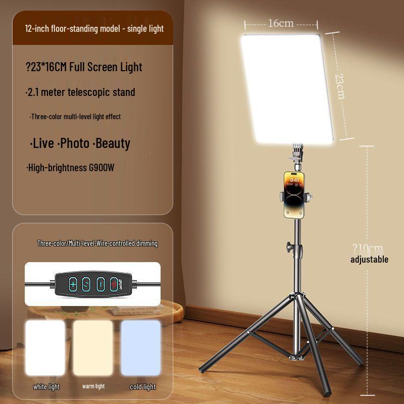 Professional LED Studio Light for Live Streaming & Photography