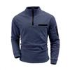 Herren Sport-Poloshirt, Stilvolles Design mit halblangen Ärmeln, Outdoor Street Style Langarm Freizeit Oberteil für Herren
