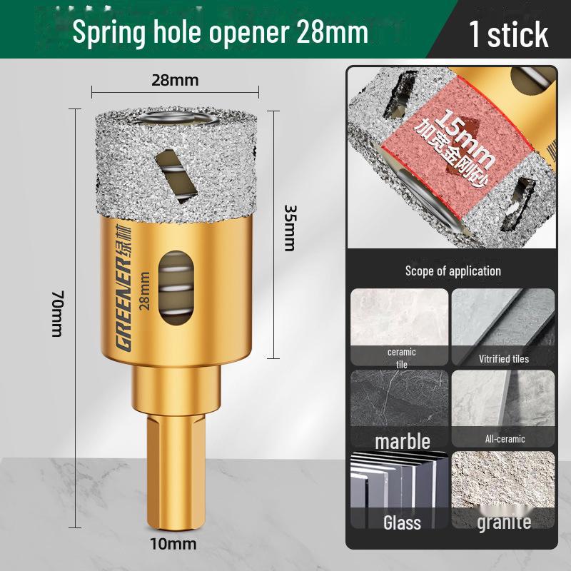 Green Forest Ceramic and Glass Tile Drill Bit