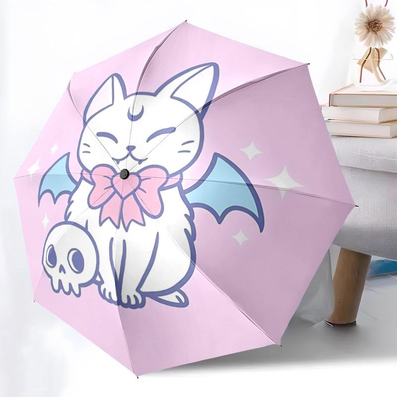 

1pc Cute Cat Automatic Umbrella - Automatic Opening And Closing, Sturdy Iron Frame, Formal Occasions yy251018122
