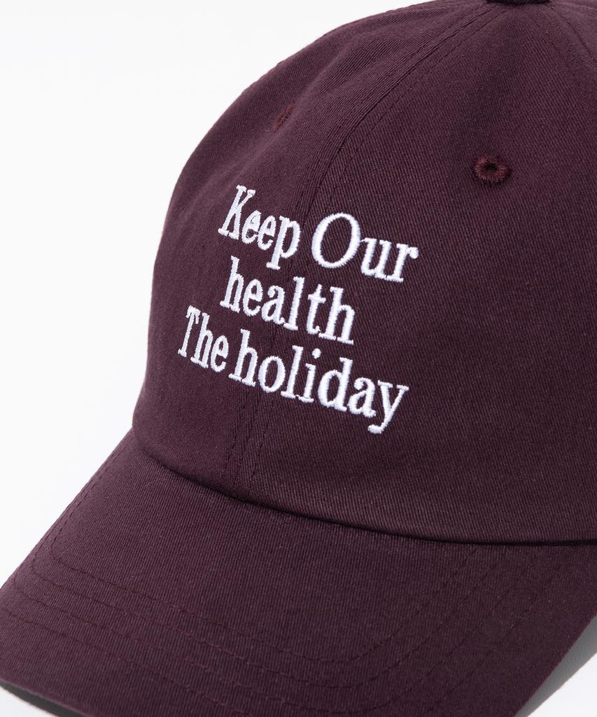 MILLO ARCHIVE Holiday Signature Ball Cap [Burgundy]