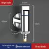 304 Stainless Steel Angle Valve for Toilet: Hot and Cold Water Valve Switch with 4-Point Eight-Character Stop Valve for Water Heater.