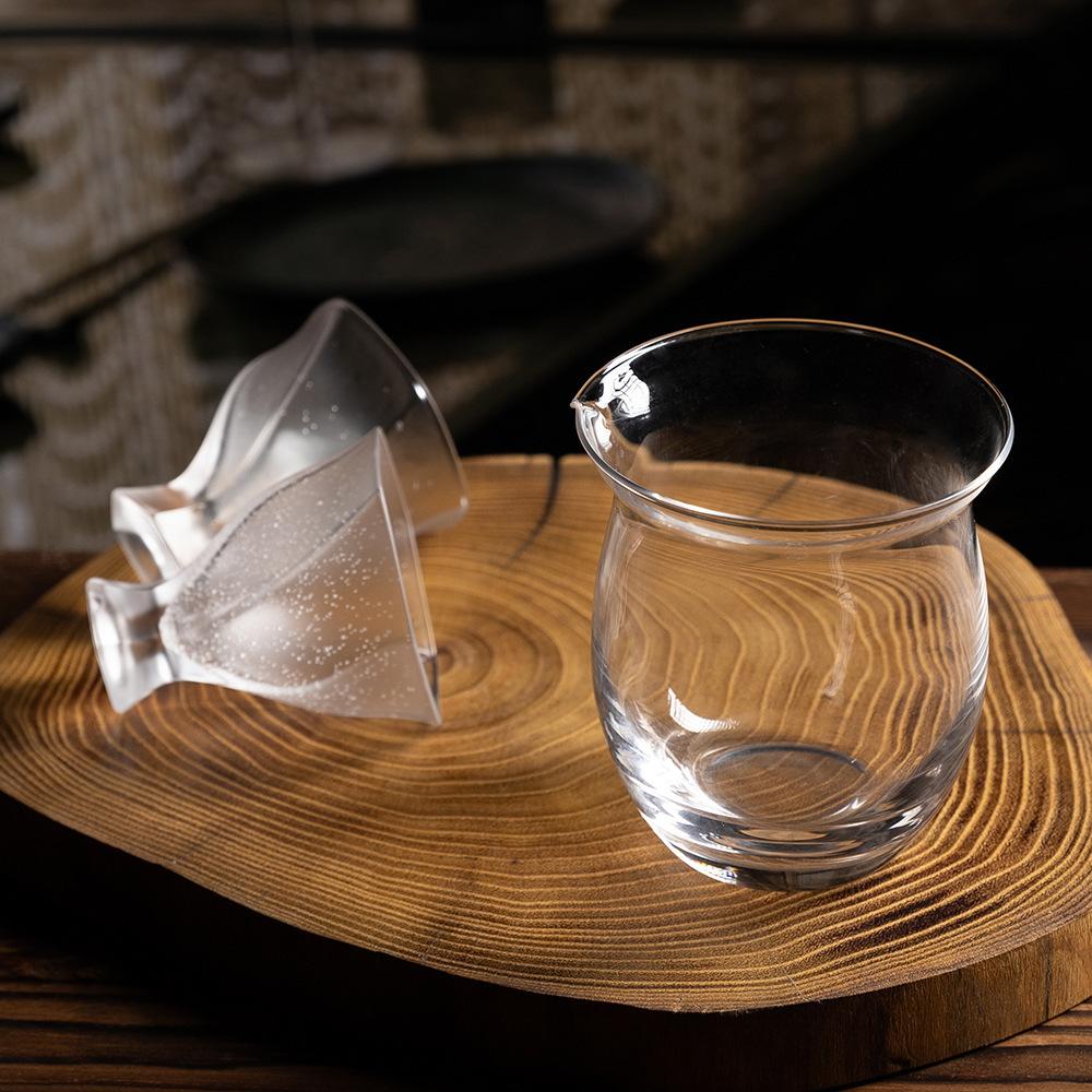 New Chinese Handmade Crystal Glass Master Cup, Home Bar Party Wine Glasses, Dining Table Fair Cups, Moving Gift Tea Cup Set