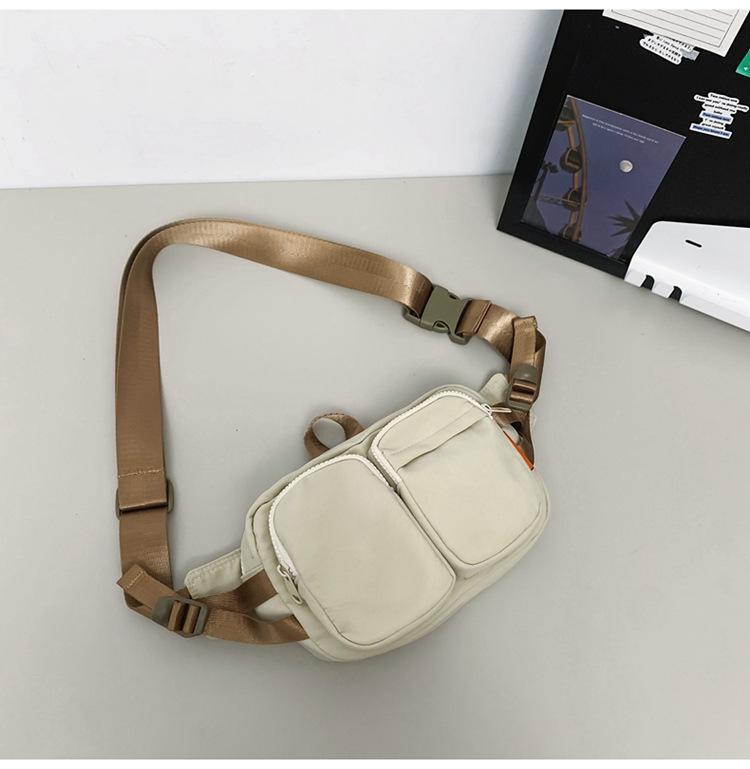 New Breast Bag Men's Sports and Leisure Shoulder Bag Large Capacity Messenger Bag Daily Travel Portable Fanny Pack